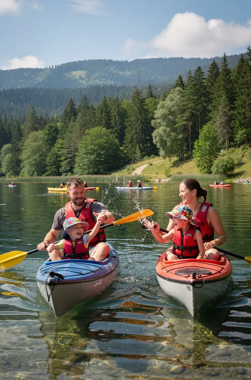 Scenic walking trails in the Czech Republic.